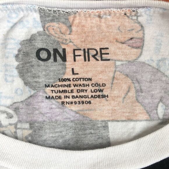 ⭐️ 3 for $30’Melanin Queen On Fire Side Cinch Crop Top - Picture 3 of 5